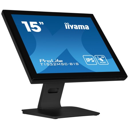 iiyama 15" Bezel Free PCAP Touchscreen - T1532MSC-B1S | High Precision, Sleek Design